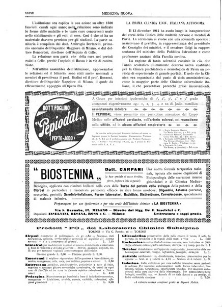 Medicina nuova periodico settimanale di scienze mediche, giurisprudenza sanitaria, medicina sociale e interessi delle classi sanitarie