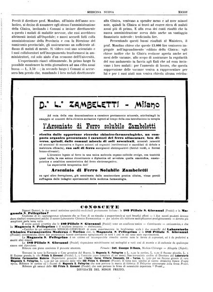 Medicina nuova periodico settimanale di scienze mediche, giurisprudenza sanitaria, medicina sociale e interessi delle classi sanitarie