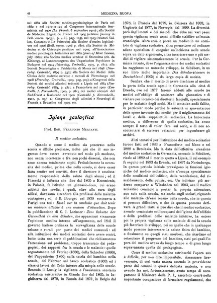 Medicina nuova periodico settimanale di scienze mediche, giurisprudenza sanitaria, medicina sociale e interessi delle classi sanitarie