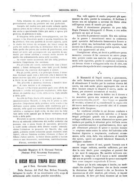 Medicina nuova periodico settimanale di scienze mediche, giurisprudenza sanitaria, medicina sociale e interessi delle classi sanitarie