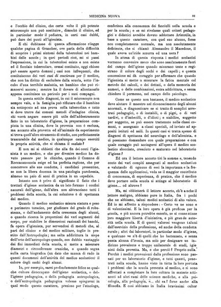 Medicina nuova periodico settimanale di scienze mediche, giurisprudenza sanitaria, medicina sociale e interessi delle classi sanitarie