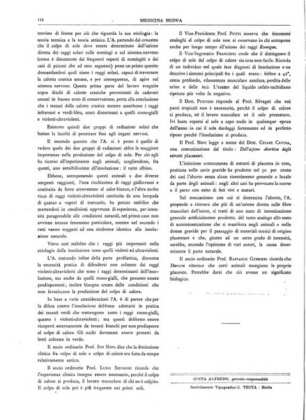 Medicina nuova periodico settimanale di scienze mediche, giurisprudenza sanitaria, medicina sociale e interessi delle classi sanitarie