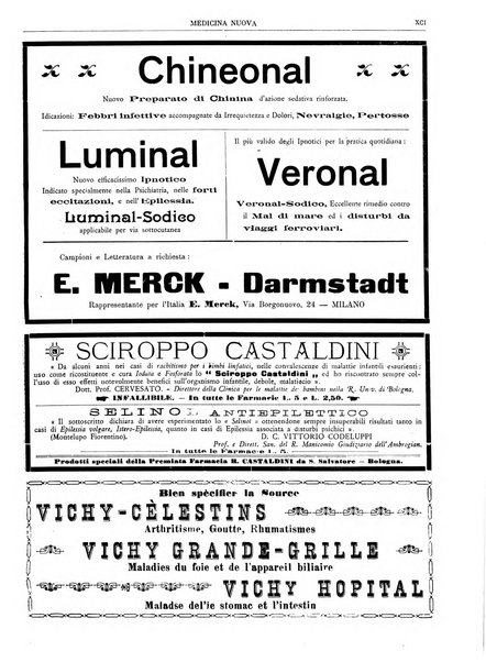 Medicina nuova periodico settimanale di scienze mediche, giurisprudenza sanitaria, medicina sociale e interessi delle classi sanitarie