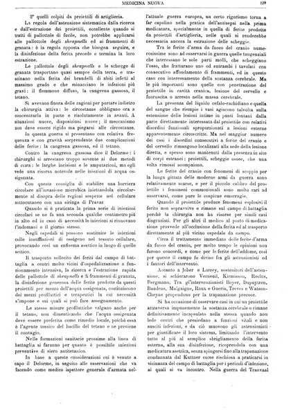 Medicina nuova periodico settimanale di scienze mediche, giurisprudenza sanitaria, medicina sociale e interessi delle classi sanitarie