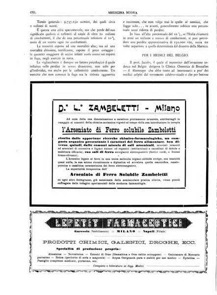 Medicina nuova periodico settimanale di scienze mediche, giurisprudenza sanitaria, medicina sociale e interessi delle classi sanitarie