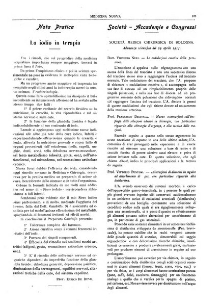 Medicina nuova periodico settimanale di scienze mediche, giurisprudenza sanitaria, medicina sociale e interessi delle classi sanitarie