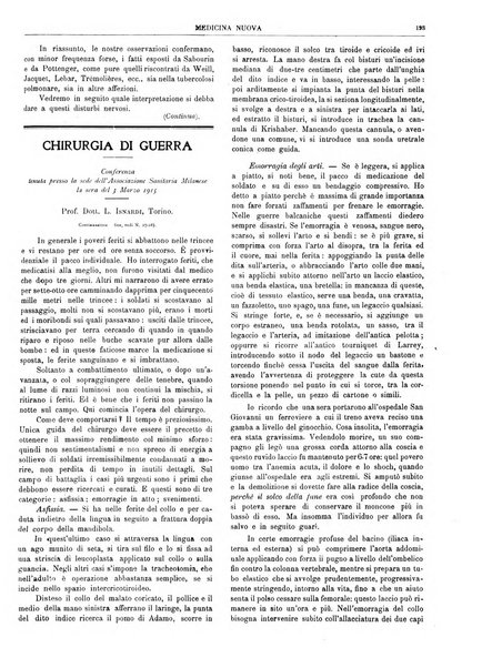 Medicina nuova periodico settimanale di scienze mediche, giurisprudenza sanitaria, medicina sociale e interessi delle classi sanitarie