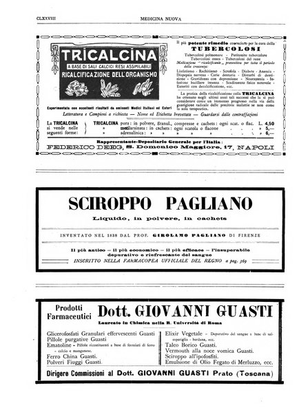 Medicina nuova periodico settimanale di scienze mediche, giurisprudenza sanitaria, medicina sociale e interessi delle classi sanitarie