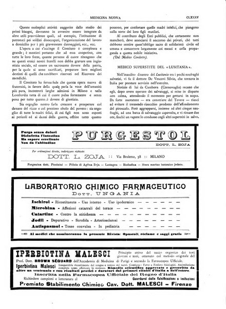 Medicina nuova periodico settimanale di scienze mediche, giurisprudenza sanitaria, medicina sociale e interessi delle classi sanitarie