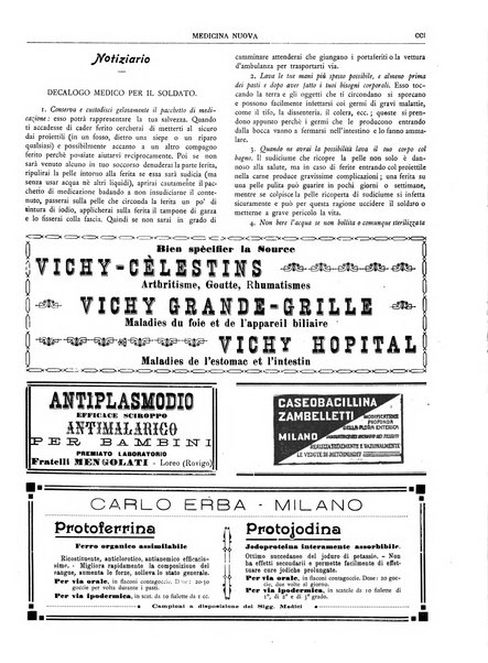 Medicina nuova periodico settimanale di scienze mediche, giurisprudenza sanitaria, medicina sociale e interessi delle classi sanitarie