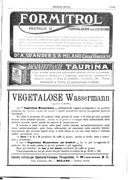 Medicina nuova periodico settimanale di scienze mediche, giurisprudenza sanitaria, medicina sociale e interessi delle classi sanitarie