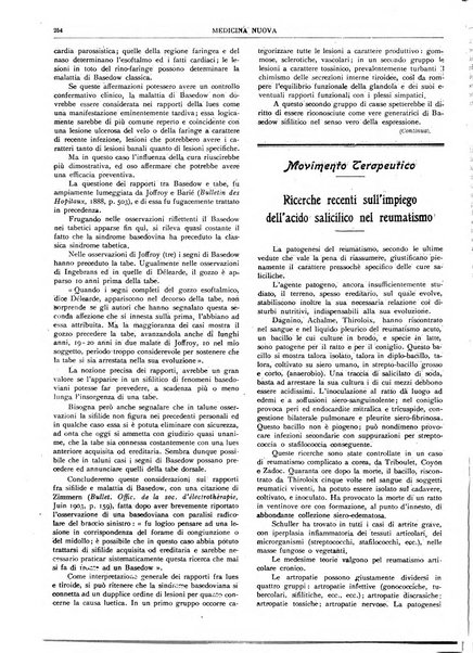 Medicina nuova periodico settimanale di scienze mediche, giurisprudenza sanitaria, medicina sociale e interessi delle classi sanitarie