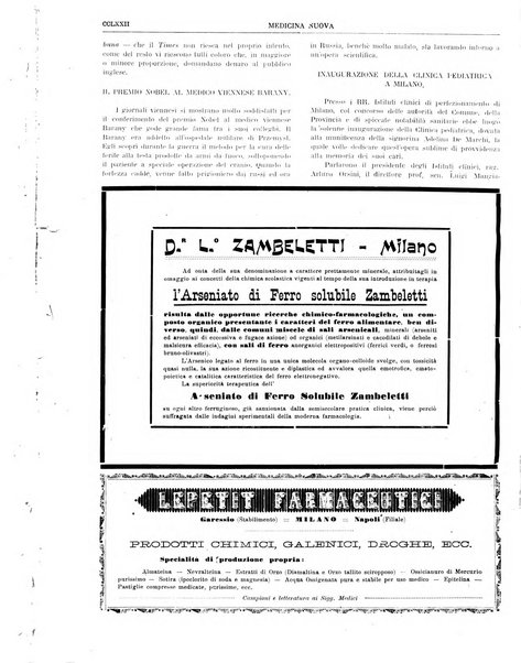 Medicina nuova periodico settimanale di scienze mediche, giurisprudenza sanitaria, medicina sociale e interessi delle classi sanitarie