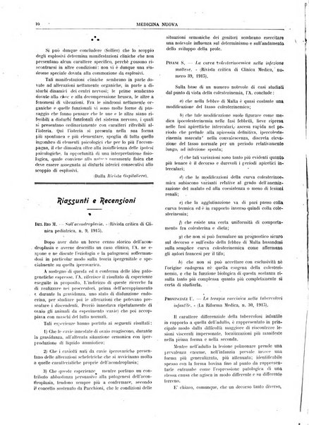 Medicina nuova periodico settimanale di scienze mediche, giurisprudenza sanitaria, medicina sociale e interessi delle classi sanitarie