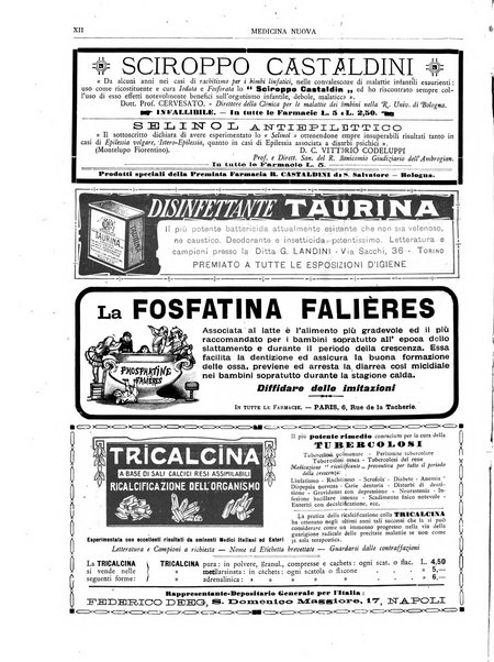 Medicina nuova periodico settimanale di scienze mediche, giurisprudenza sanitaria, medicina sociale e interessi delle classi sanitarie