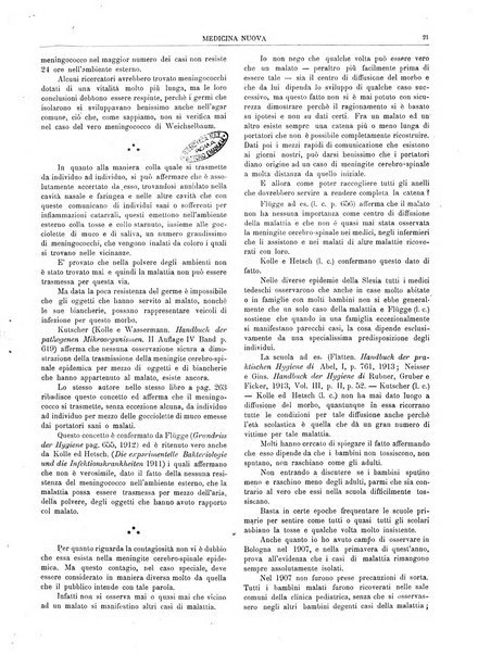 Medicina nuova periodico settimanale di scienze mediche, giurisprudenza sanitaria, medicina sociale e interessi delle classi sanitarie