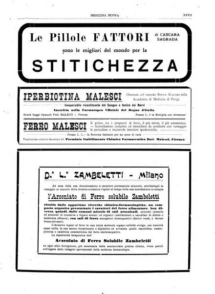 Medicina nuova periodico settimanale di scienze mediche, giurisprudenza sanitaria, medicina sociale e interessi delle classi sanitarie