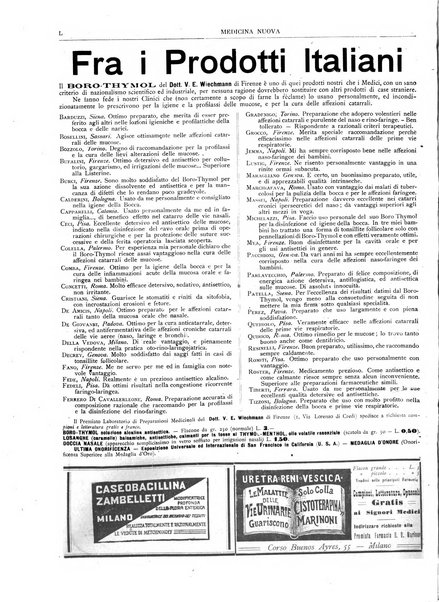 Medicina nuova periodico settimanale di scienze mediche, giurisprudenza sanitaria, medicina sociale e interessi delle classi sanitarie