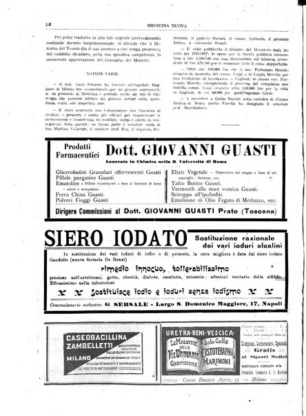 Medicina nuova periodico settimanale di scienze mediche, giurisprudenza sanitaria, medicina sociale e interessi delle classi sanitarie