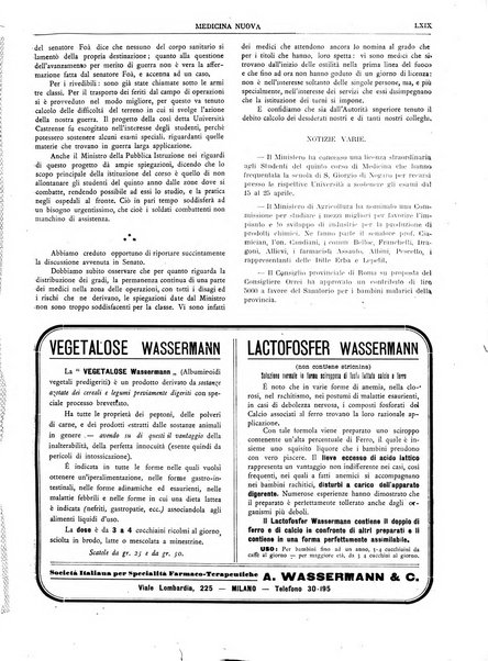 Medicina nuova periodico settimanale di scienze mediche, giurisprudenza sanitaria, medicina sociale e interessi delle classi sanitarie