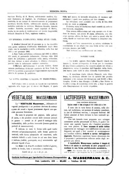 Medicina nuova periodico settimanale di scienze mediche, giurisprudenza sanitaria, medicina sociale e interessi delle classi sanitarie