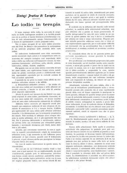 Medicina nuova periodico settimanale di scienze mediche, giurisprudenza sanitaria, medicina sociale e interessi delle classi sanitarie