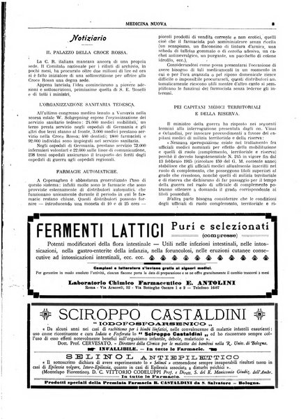 Medicina nuova periodico settimanale di scienze mediche, giurisprudenza sanitaria, medicina sociale e interessi delle classi sanitarie