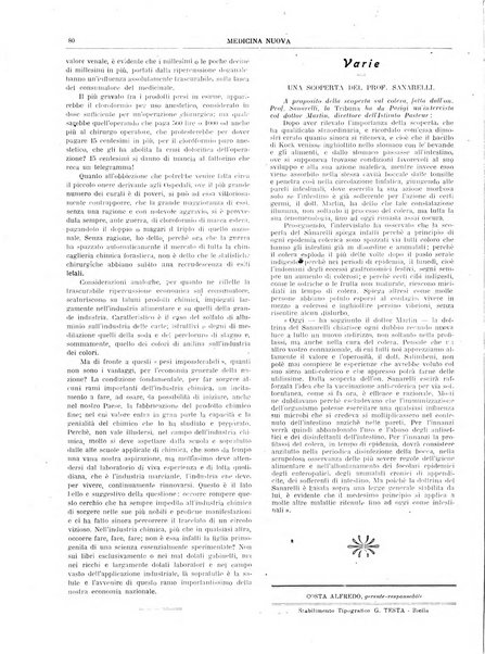 Medicina nuova periodico settimanale di scienze mediche, giurisprudenza sanitaria, medicina sociale e interessi delle classi sanitarie