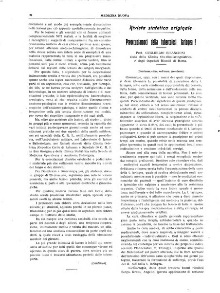 Medicina nuova periodico settimanale di scienze mediche, giurisprudenza sanitaria, medicina sociale e interessi delle classi sanitarie