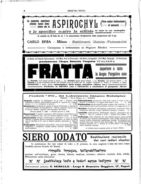 Medicina nuova periodico settimanale di scienze mediche, giurisprudenza sanitaria, medicina sociale e interessi delle classi sanitarie