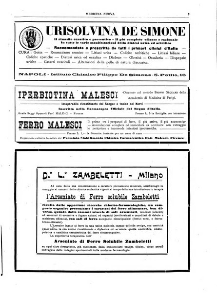 Medicina nuova periodico settimanale di scienze mediche, giurisprudenza sanitaria, medicina sociale e interessi delle classi sanitarie