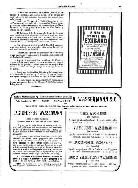 Medicina nuova periodico settimanale di scienze mediche, giurisprudenza sanitaria, medicina sociale e interessi delle classi sanitarie