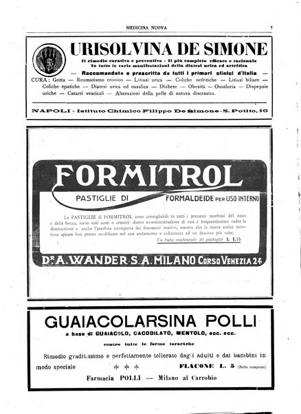 Medicina nuova periodico settimanale di scienze mediche, giurisprudenza sanitaria, medicina sociale e interessi delle classi sanitarie