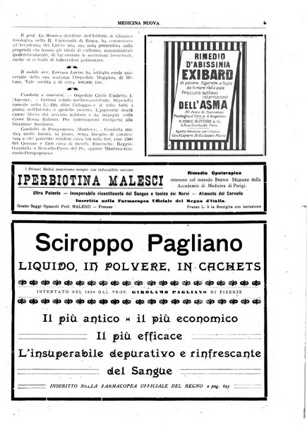 Medicina nuova periodico settimanale di scienze mediche, giurisprudenza sanitaria, medicina sociale e interessi delle classi sanitarie