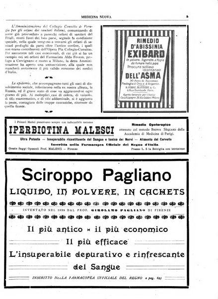 Medicina nuova periodico settimanale di scienze mediche, giurisprudenza sanitaria, medicina sociale e interessi delle classi sanitarie