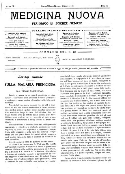 Medicina nuova periodico settimanale di scienze mediche, giurisprudenza sanitaria, medicina sociale e interessi delle classi sanitarie