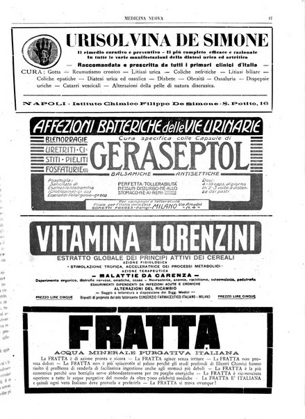 Medicina nuova periodico settimanale di scienze mediche, giurisprudenza sanitaria, medicina sociale e interessi delle classi sanitarie