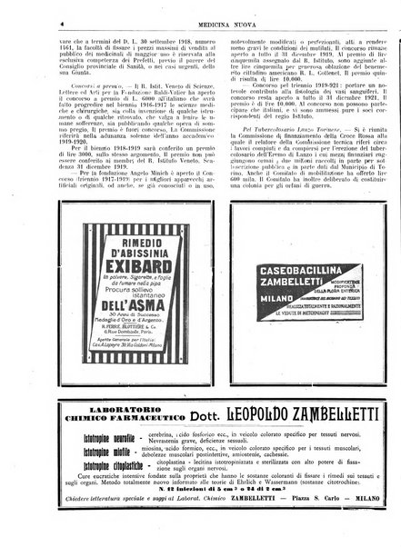 Medicina nuova periodico settimanale di scienze mediche, giurisprudenza sanitaria, medicina sociale e interessi delle classi sanitarie