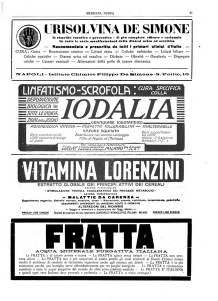 Medicina nuova periodico settimanale di scienze mediche, giurisprudenza sanitaria, medicina sociale e interessi delle classi sanitarie