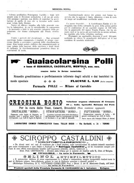 Medicina nuova periodico settimanale di scienze mediche, giurisprudenza sanitaria, medicina sociale e interessi delle classi sanitarie