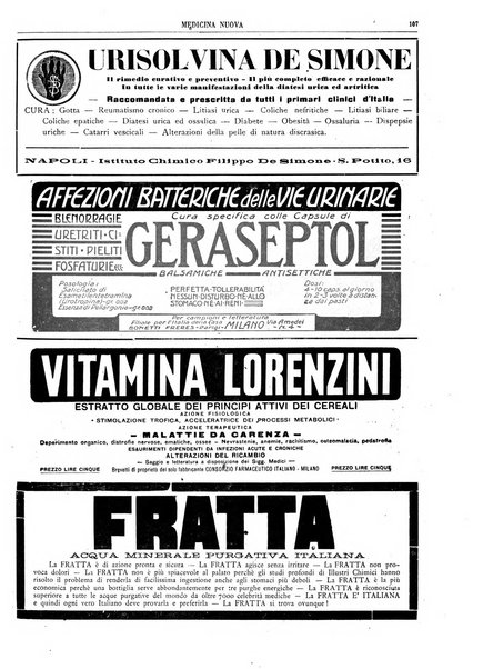 Medicina nuova periodico settimanale di scienze mediche, giurisprudenza sanitaria, medicina sociale e interessi delle classi sanitarie