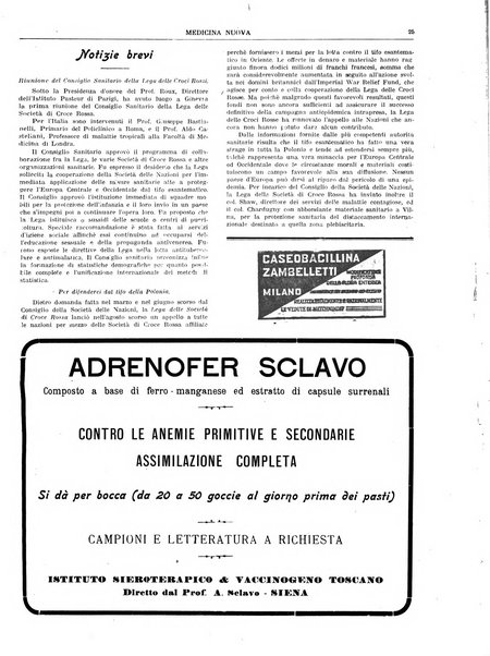 Medicina nuova periodico settimanale di scienze mediche, giurisprudenza sanitaria, medicina sociale e interessi delle classi sanitarie