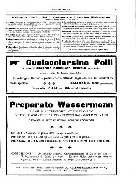 Medicina nuova periodico settimanale di scienze mediche, giurisprudenza sanitaria, medicina sociale e interessi delle classi sanitarie