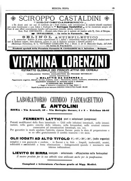 Medicina nuova periodico settimanale di scienze mediche, giurisprudenza sanitaria, medicina sociale e interessi delle classi sanitarie