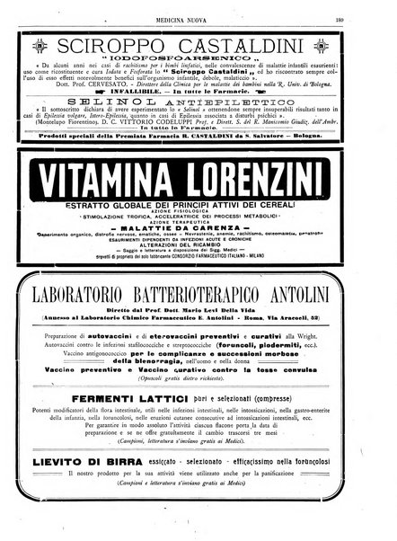 Medicina nuova periodico settimanale di scienze mediche, giurisprudenza sanitaria, medicina sociale e interessi delle classi sanitarie