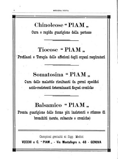 Medicina nuova periodico settimanale di scienze mediche, giurisprudenza sanitaria, medicina sociale e interessi delle classi sanitarie