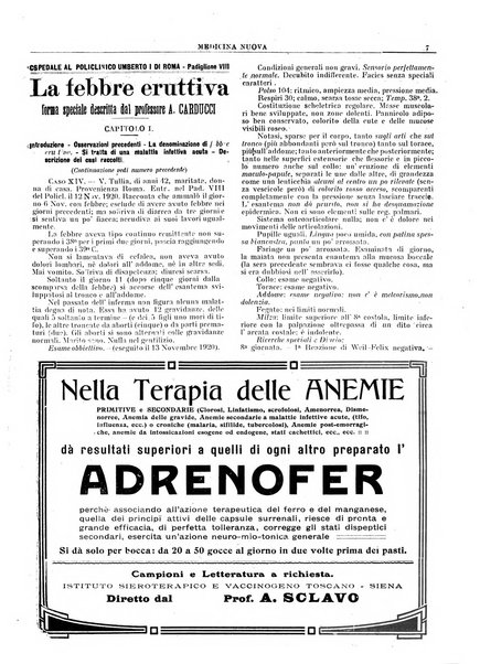 Medicina nuova periodico settimanale di scienze mediche, giurisprudenza sanitaria, medicina sociale e interessi delle classi sanitarie