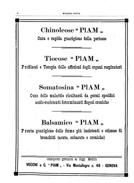 Medicina nuova periodico settimanale di scienze mediche, giurisprudenza sanitaria, medicina sociale e interessi delle classi sanitarie