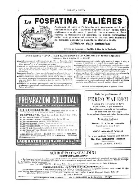 Medicina nuova periodico settimanale di scienze mediche, giurisprudenza sanitaria, medicina sociale e interessi delle classi sanitarie