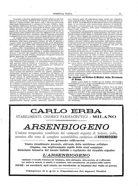 Medicina nuova periodico settimanale di scienze mediche, giurisprudenza sanitaria, medicina sociale e interessi delle classi sanitarie